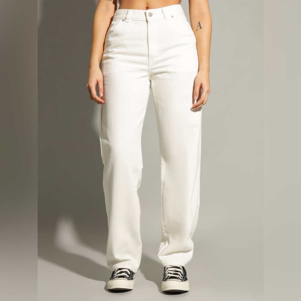 Levi’s Dad Utility Cotton Ivory Straight Leg Jeans